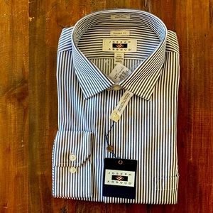Joseph Abboud shirt, classic fit, 17.5 neck, 32/33 sleeve, striped